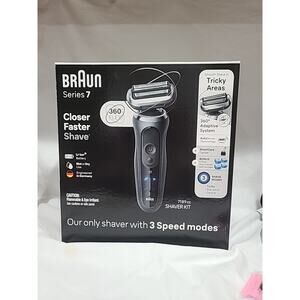 Braun Electric Shaver for Men, Series 7 7189cc, Wet & Dry Shave, 3 Shave Modes